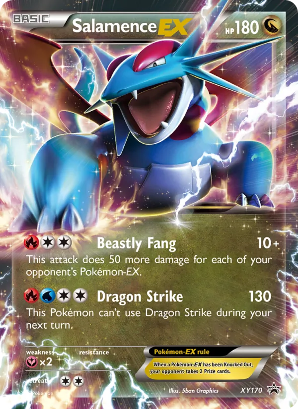 Salamence EX #XY170 – XY Black Star Promos card