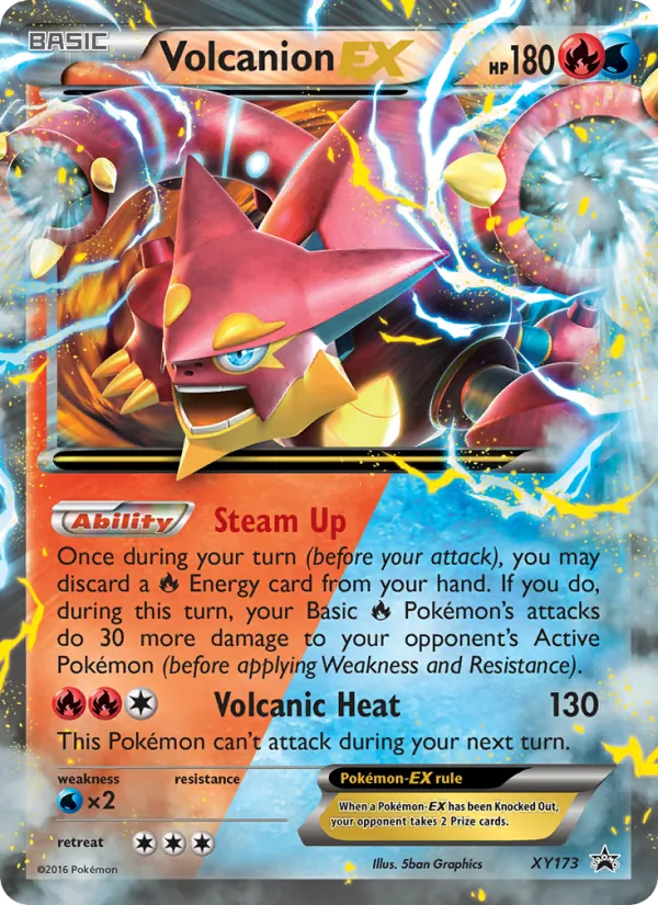 Volcanion EX #XY173 – XY Black Star Promos card