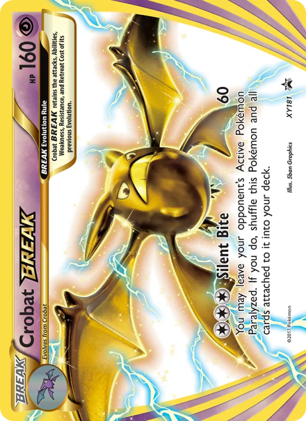 Crobat BREAK #XY181 – XY Black Star Promos card