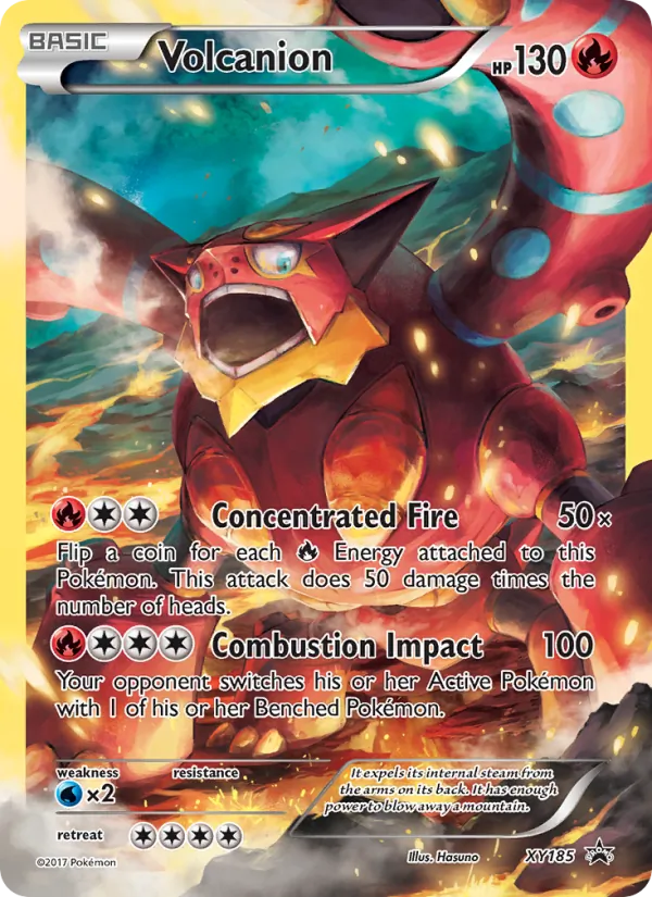 Volcanion #XY185 – XY Black Star Promos card