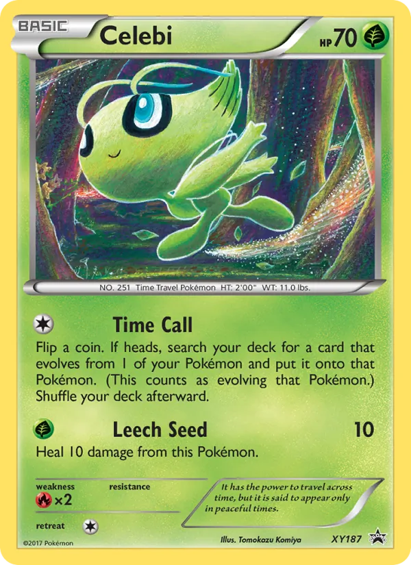 Celebi #XY187 – XY Black Star Promos card