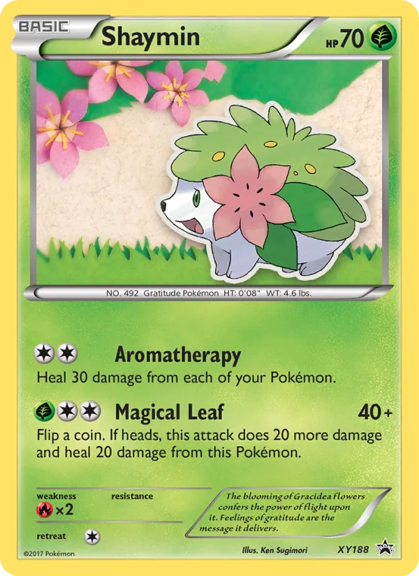 Shaymin #XY188 – XY Black Star Promos card