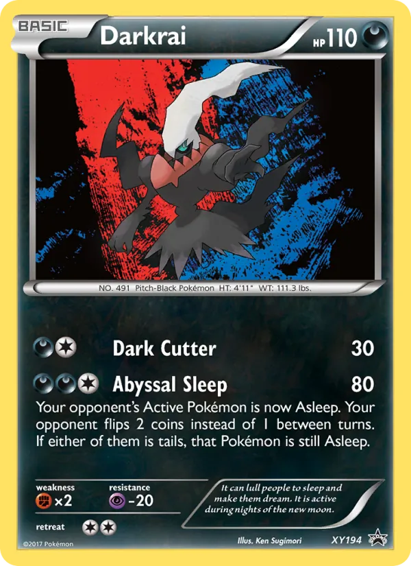 Darkrai #XY194 – XY Black Star Promos card
