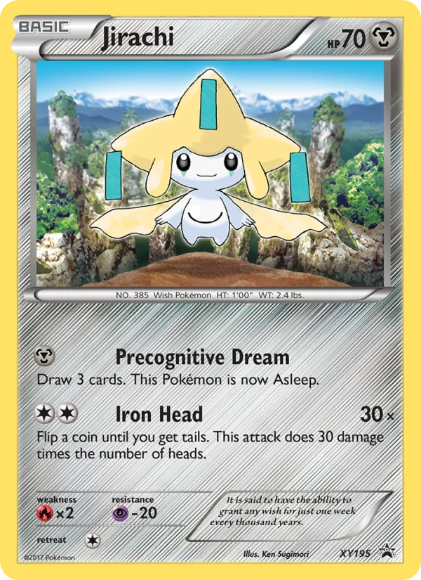 Jirachi #XY195 – XY Black Star Promos card