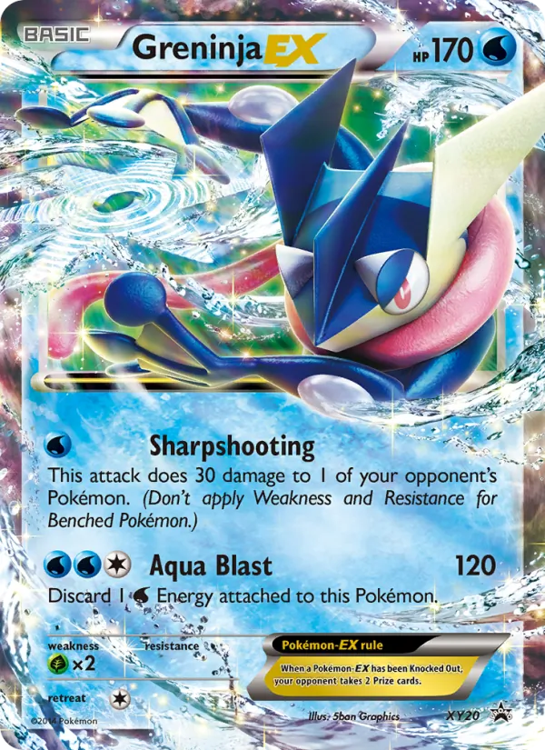 Greninja EX #XY20 – XY Black Star Promos card