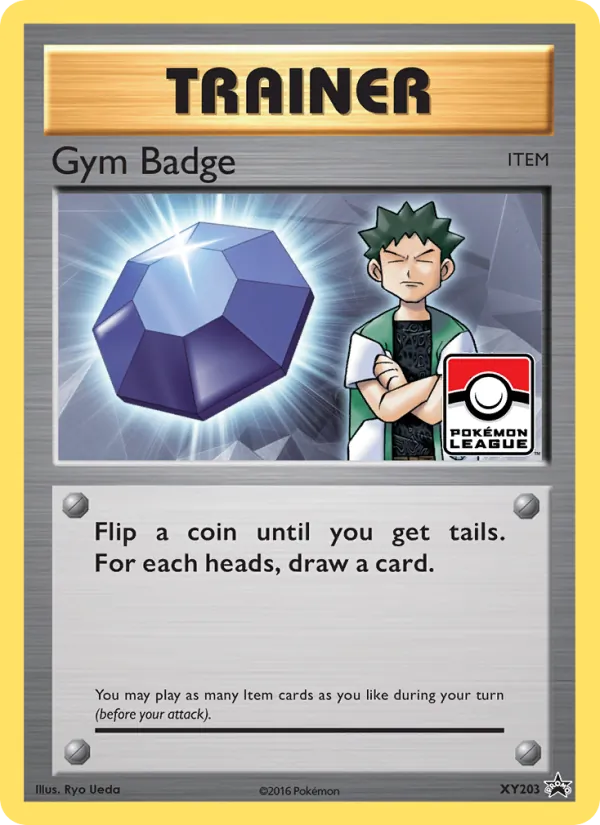 Gym Badge #XY203 – XY Black Star Promos card