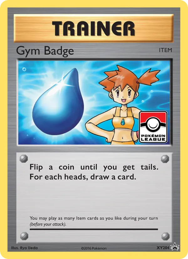 Gym Badge #XY204 – XY Black Star Promos card
