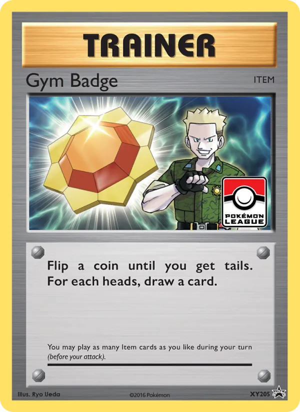 Gym Badge #XY205 – XY Black Star Promos card