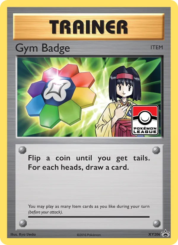 Gym Badge #XY206 – XY Black Star Promos card