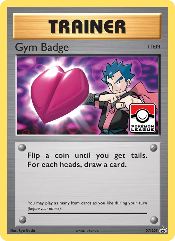 Gym Badge #XY207 – XY Black Star Promos card