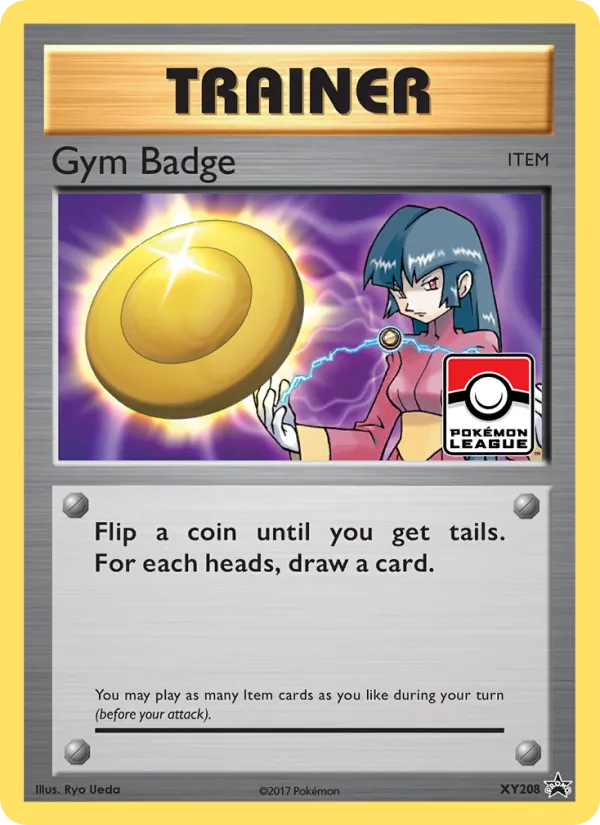 Gym Badge #XY208 – XY Black Star Promos card