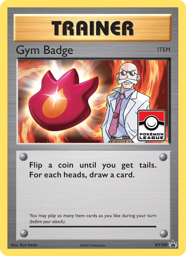 Gym Badge #XY209 – XY Black Star Promos card
