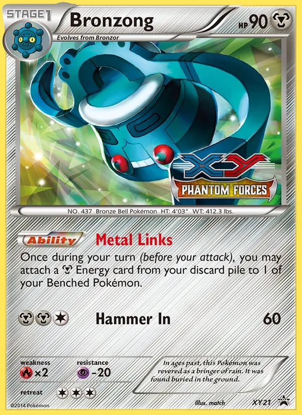 Bronzong #XY21 – XY Black Star Promos card