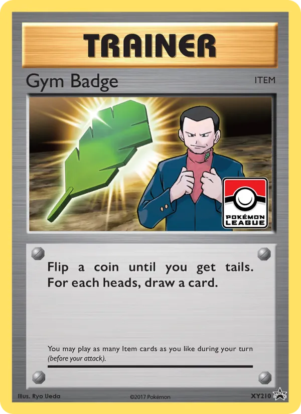 Gym Badge #XY210 – XY Black Star Promos card