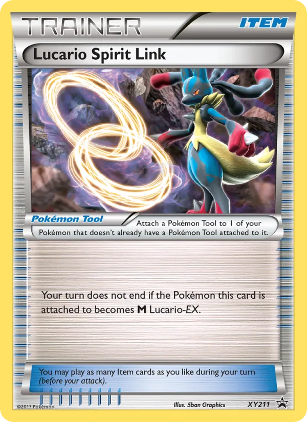Lucario Spirit Link #XY211 – XY Black Star Promos card