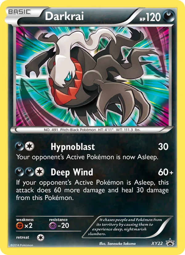 Darkrai #XY22 – XY Black Star Promos card