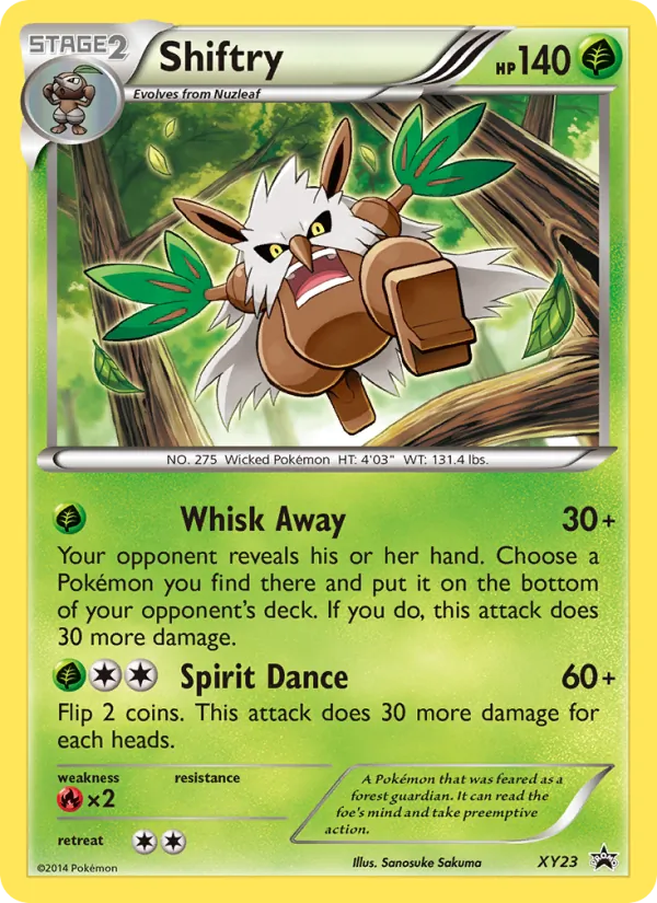 Shiftry #XY23 – XY Black Star Promos card