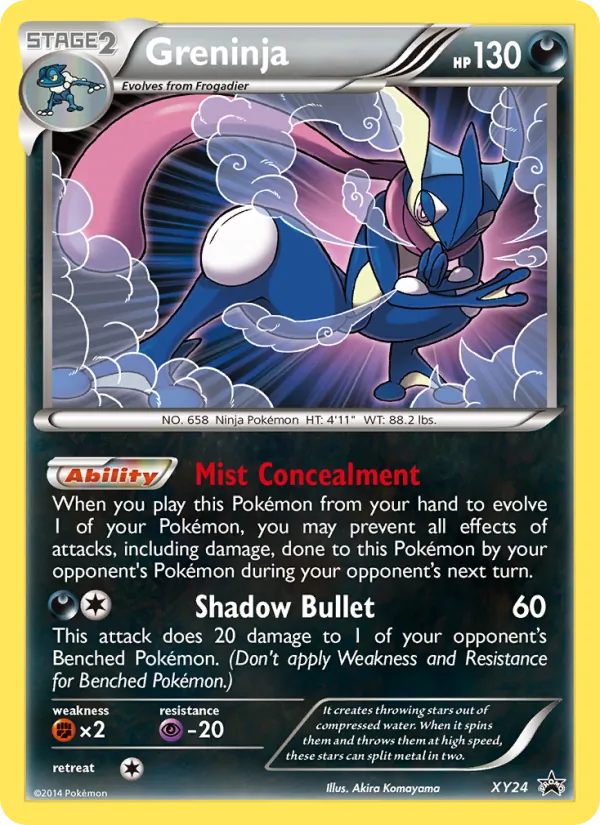 Greninja #XY24 – XY Black Star Promos card
