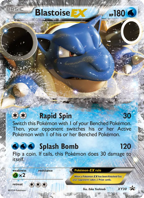 Blastoise EX #XY30 – XY Black Star Promos card