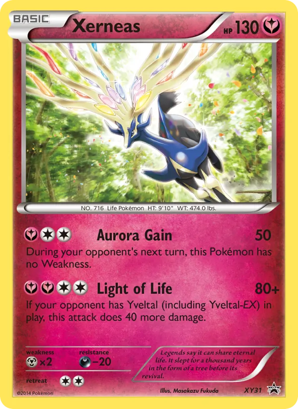 Xerneas #XY31 – XY Black Star Promos card