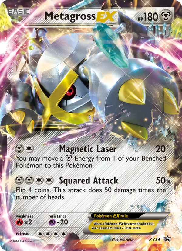Metagross EX #XY34 – XY Black Star Promos card