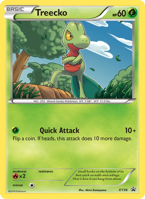 Treecko #XY36 – XY Black Star Promos card