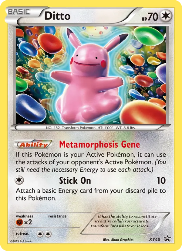 Ditto #XY40 – XY Black Star Promos card