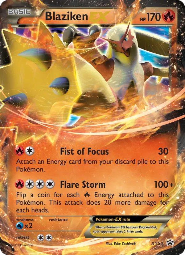 Blaziken EX #XY54 – XY Black Star Promos card