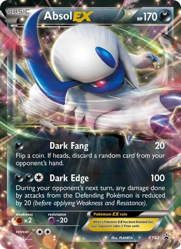 Absol EX #XY62 – XY Black Star Promos card