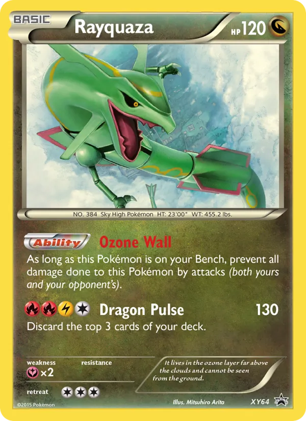 Rayquaza #XY64 – XY Black Star Promos card