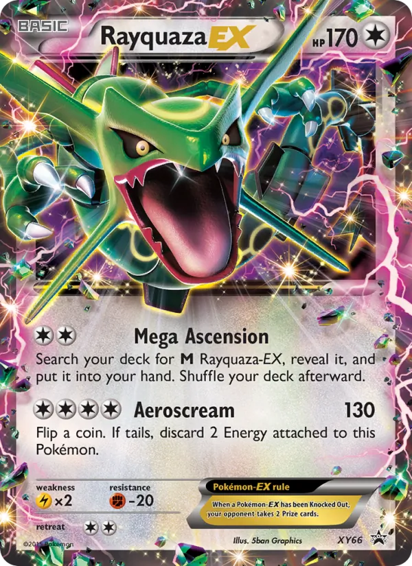 Rayquaza EX #XY66 – XY Black Star Promos card