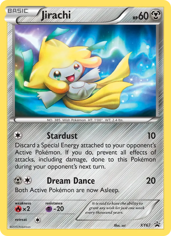 Jirachi #XY67 – XY Black Star Promos card