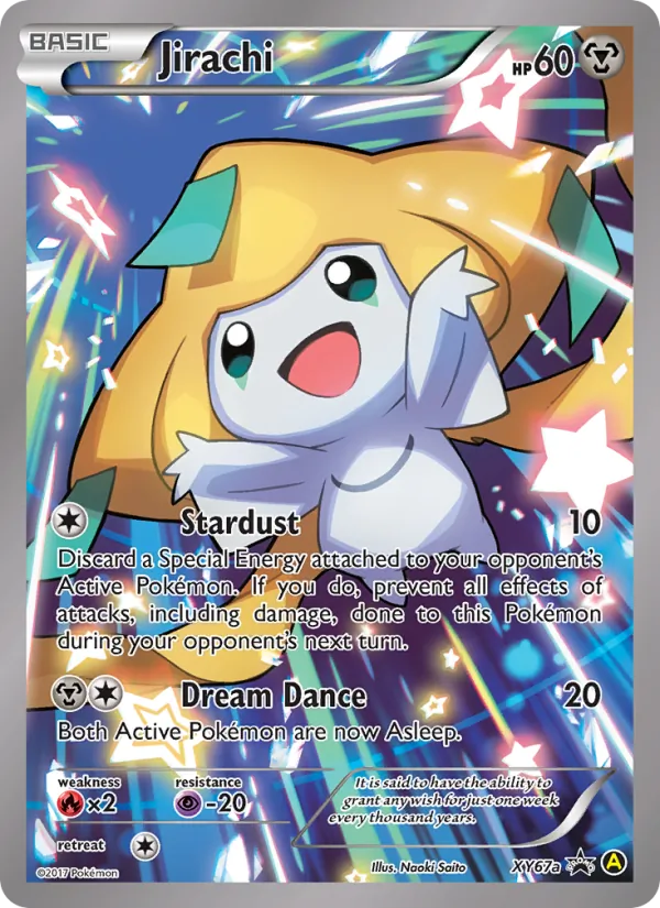 Jirachi #XY67a – XY Black Star Promos card