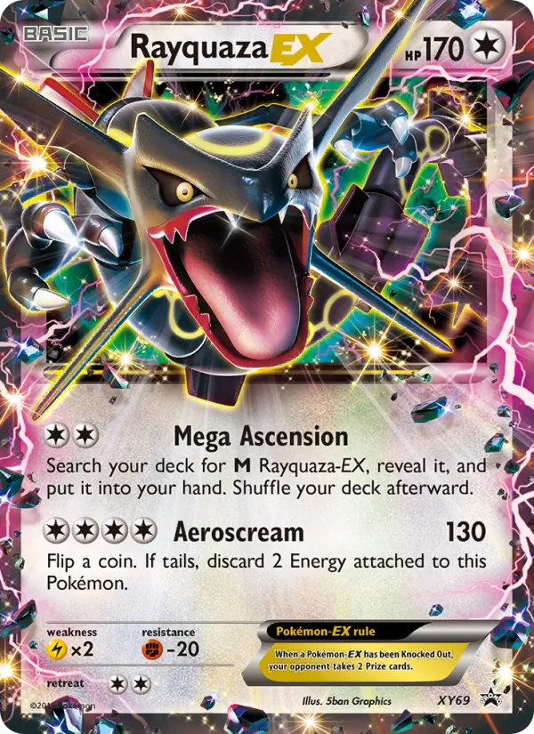 Rayquaza EX #XY69 – XY Black Star Promos card