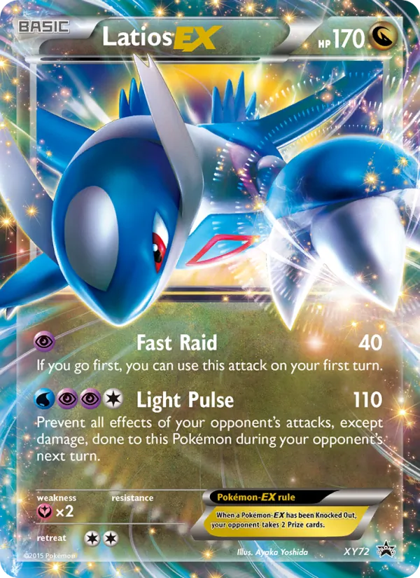 Latios EX #XY72 – XY Black Star Promos card
