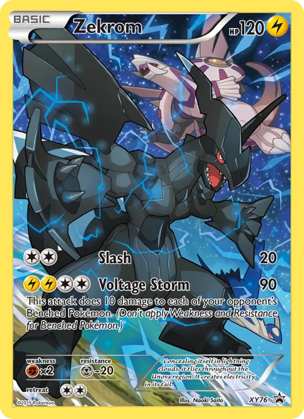 Zekrom #XY76 – XY Black Star Promos card