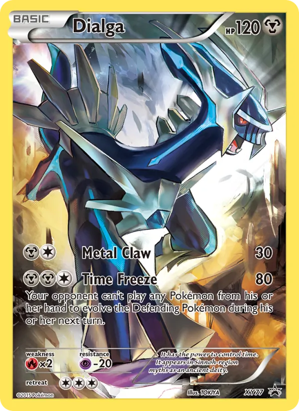 Dialga #XY77 – XY Black Star Promos card