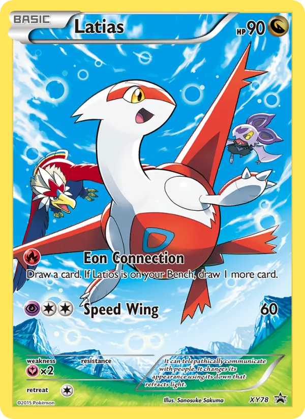 Latias #XY78 – XY Black Star Promos card