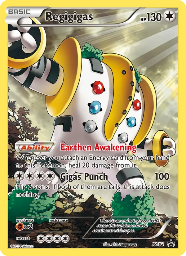 Regigigas #XY82 – XY Black Star Promos card