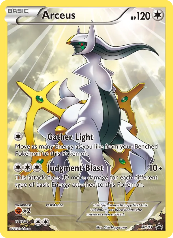 Arceus #XY83 – XY Black Star Promos card