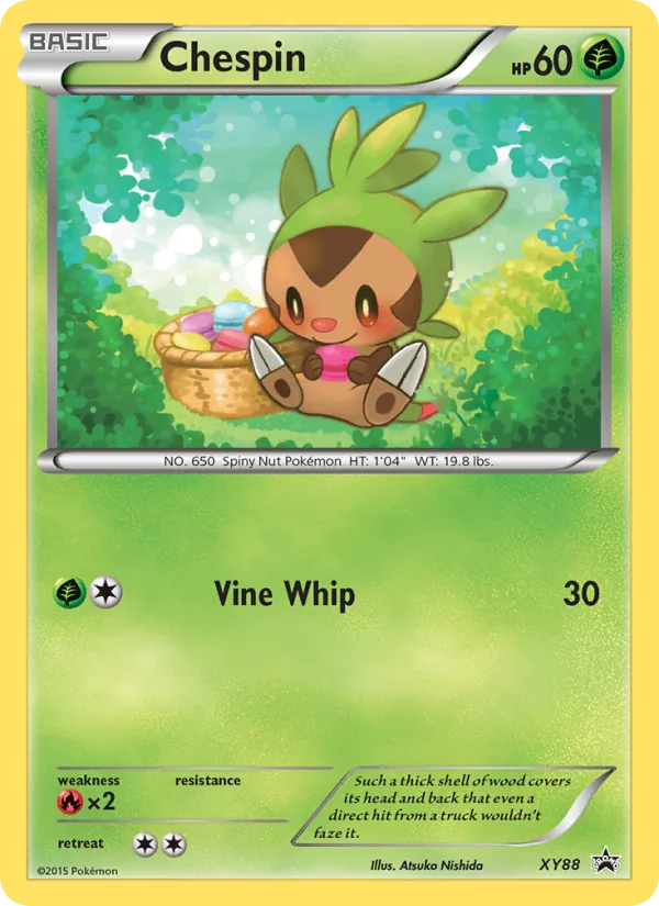 Chespin #XY88 – XY Black Star Promos card