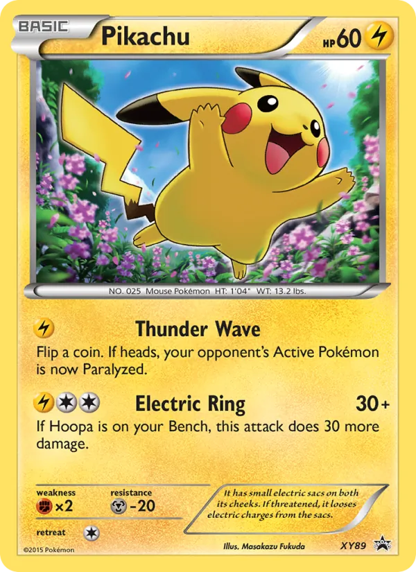 Pikachu #XY89 – XY Black Star Promos card