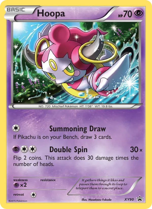Hoopa #XY90 – XY Black Star Promos card