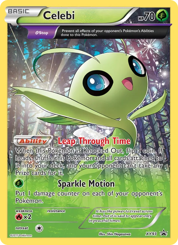 Celebi #XY93 – XY Black Star Promos card