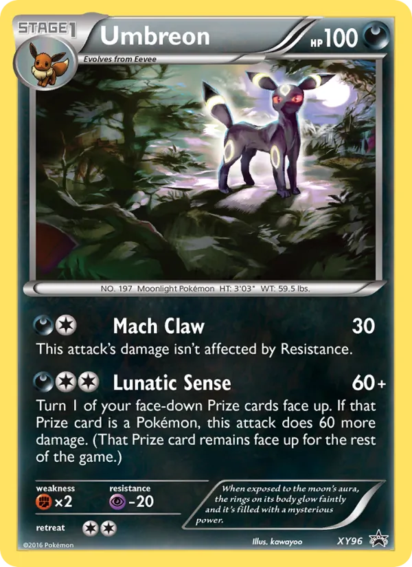 Umbreon #XY96 – XY Black Star Promos card