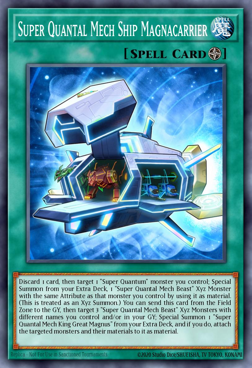 Super Quantal Mech Ship Magnacarrier #WIRA-EN038 – Wing Raiders card