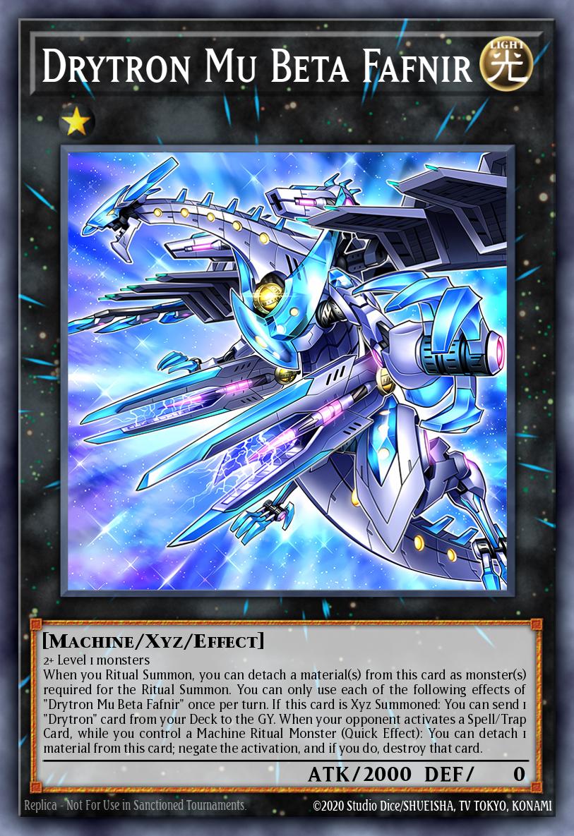 Drytron Mu Beta Fafnir #LIOV-EN043 – Lightning Overdrive card