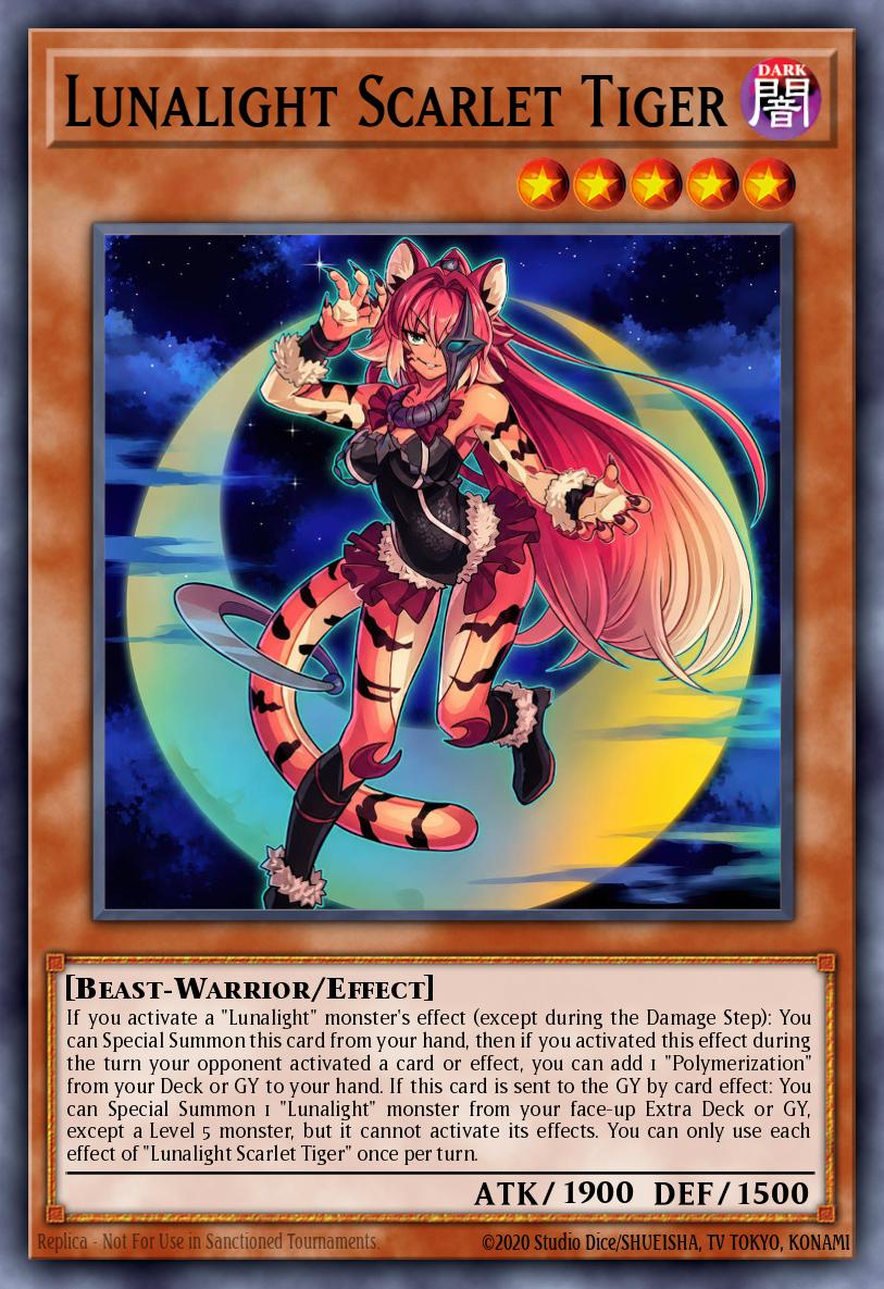 Lunalight Scarlet Tiger #LAVD-ENL13 – Legendary Arc-V Decks card