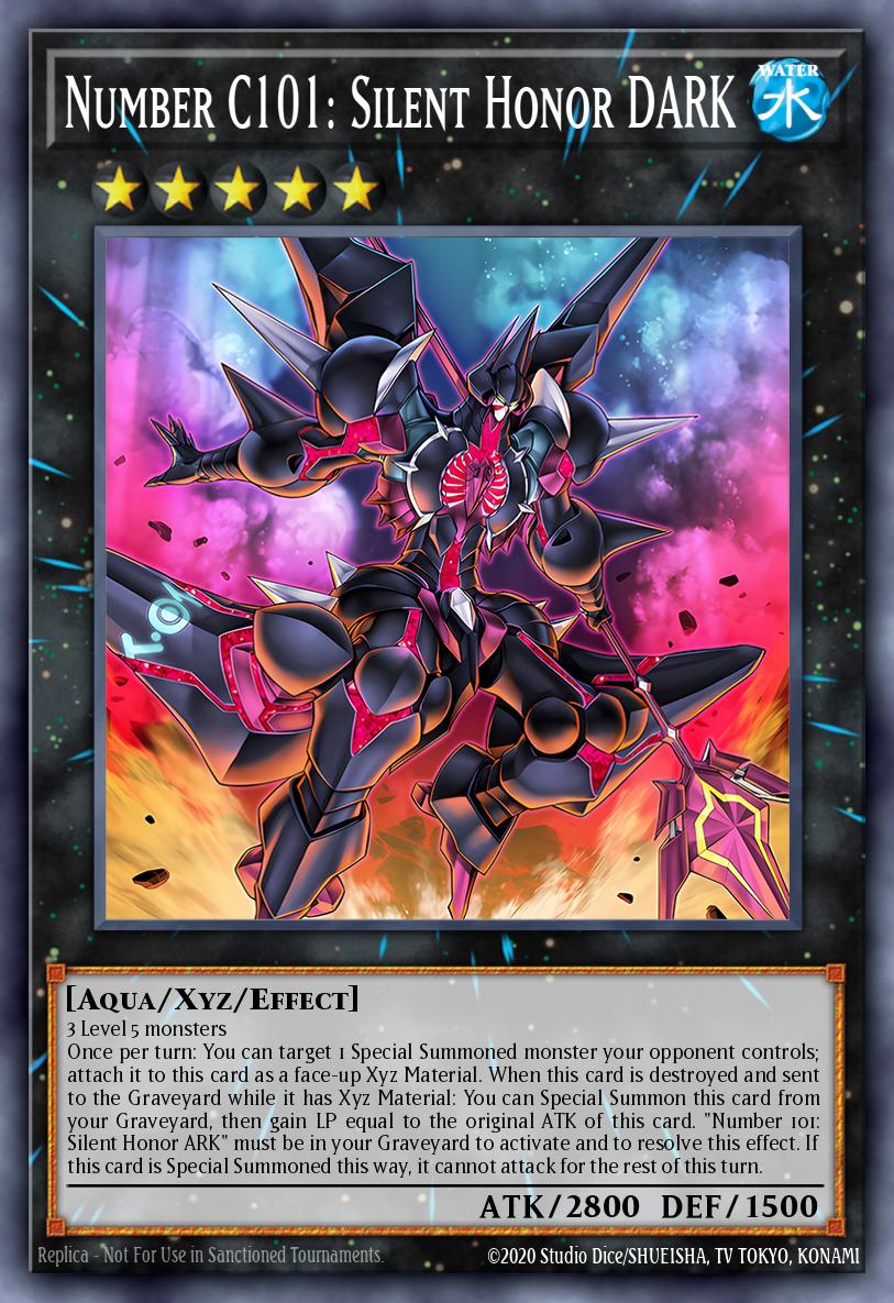 Number C101: Silent Honor DARK #LVAL-EN046 – Legacy of the Valiant card