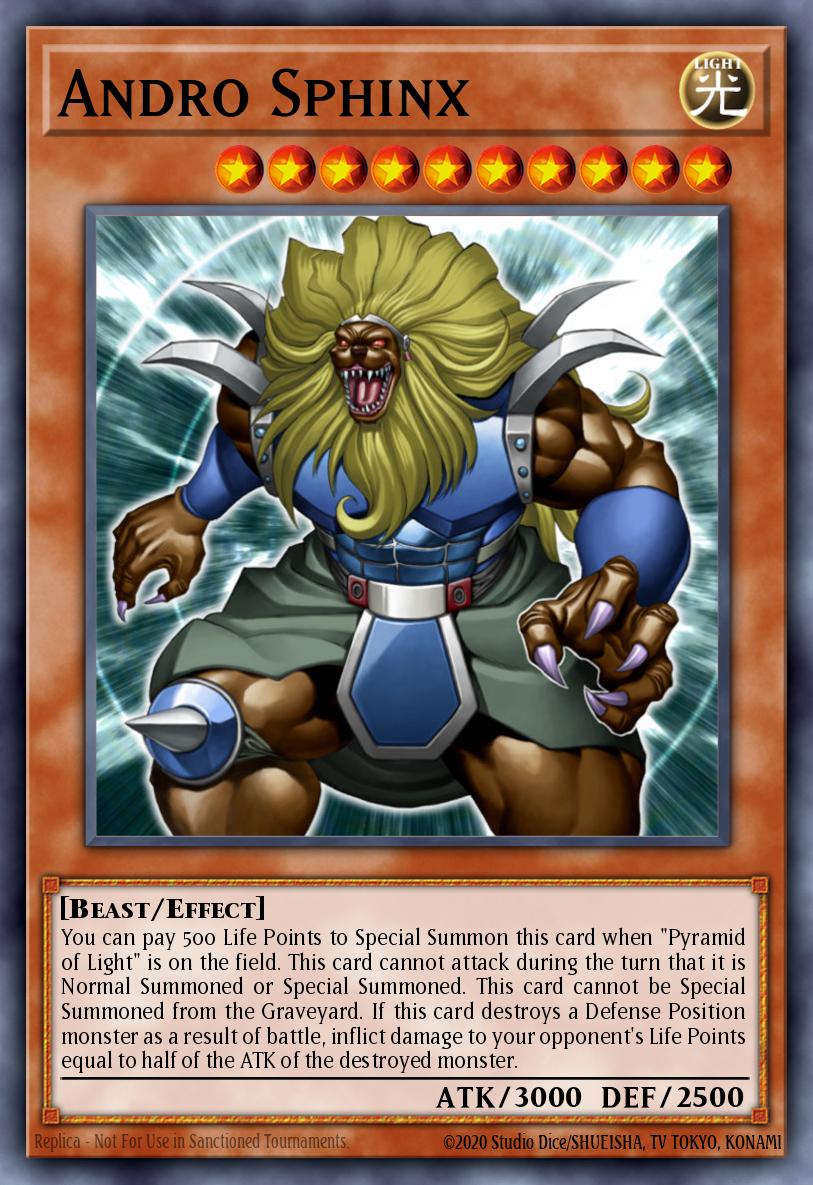 Andro Sphinx #EP1-EN002 – Exclusive Pack card